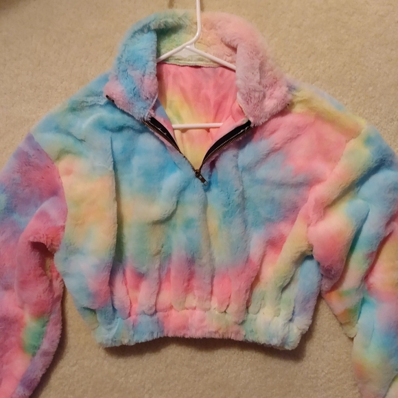 Last one! - Unicorn Crop Top Extra Soft Sweater - Picture 3 of 8